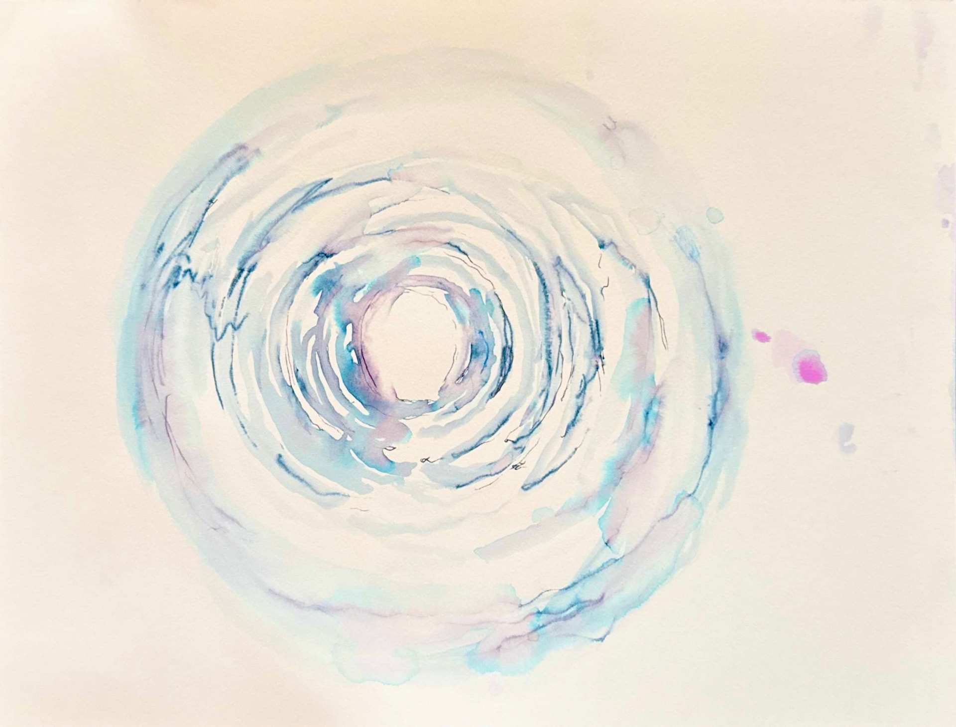 Portal — Watercolor and ink on paper